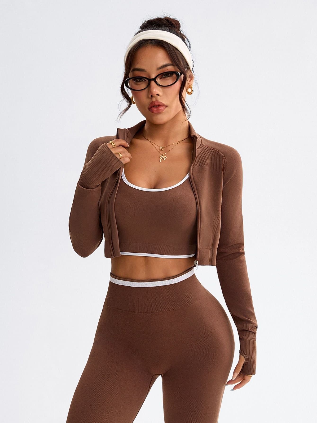 Long-Sleeve Layered Active Set - product view 1 - KR02-0013
