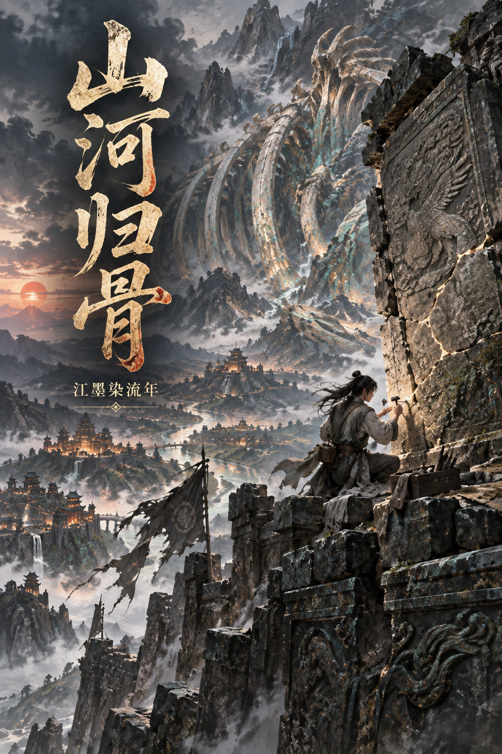 山河归骨 — approved 江墨染流年 edition cover