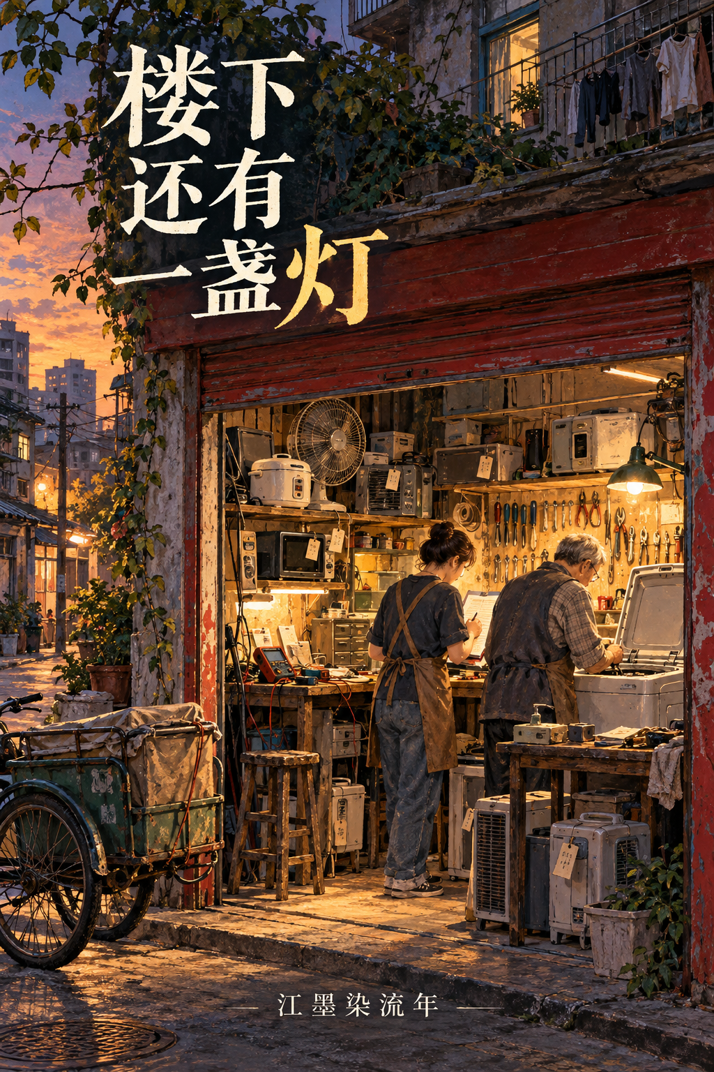 楼下还有一盏灯 — approved 江墨染流年 edition cover
