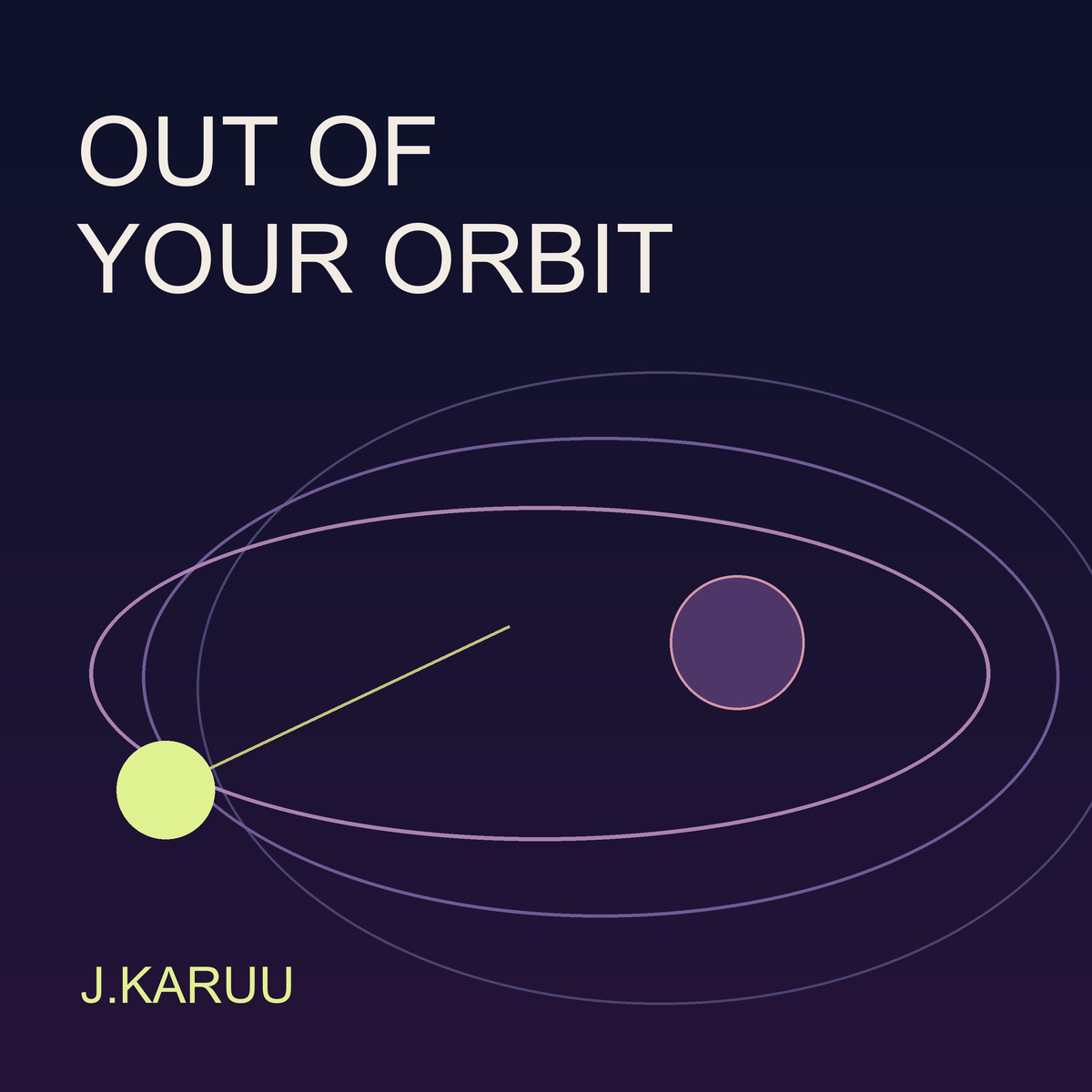 Out of Your Orbit — official J.KARUU single cover