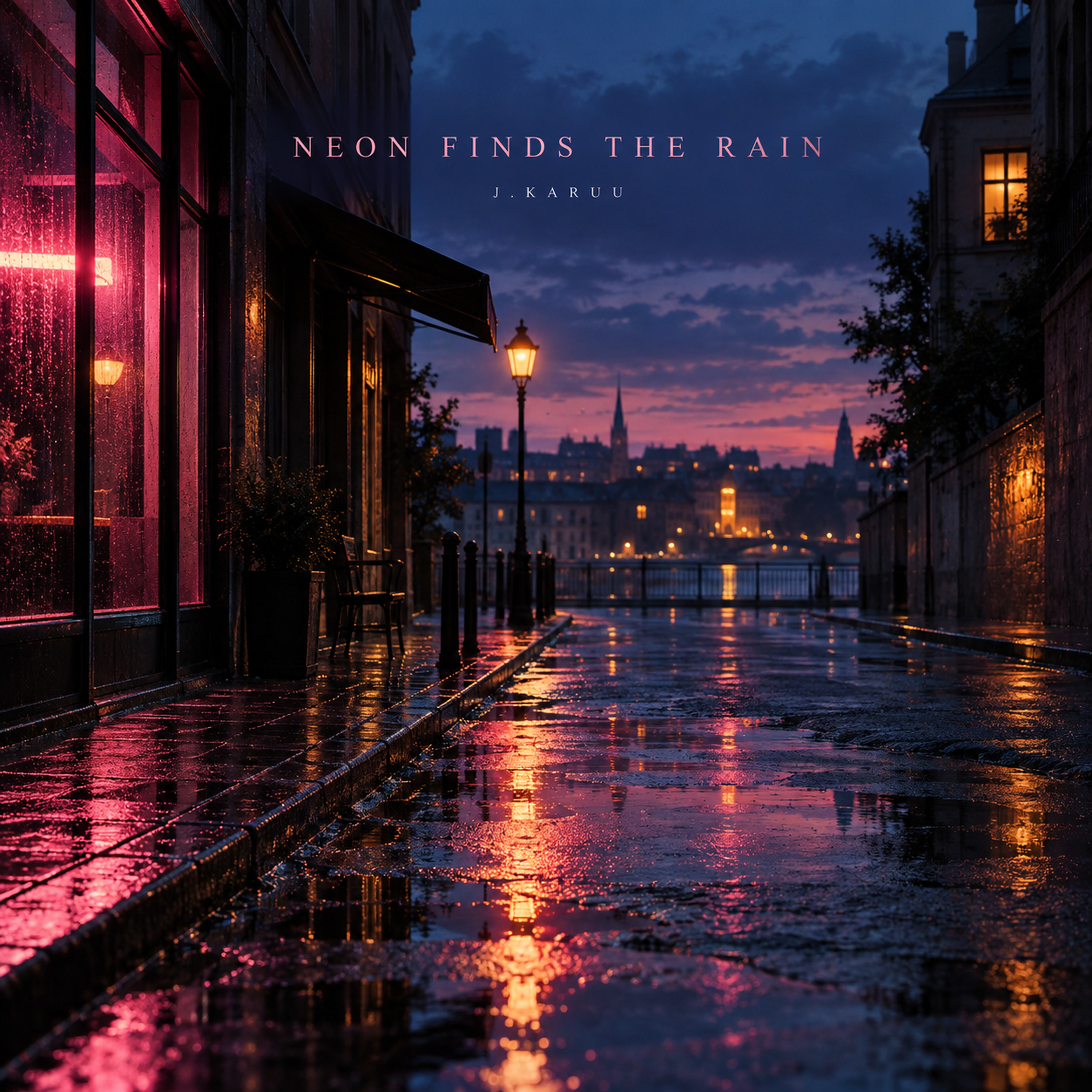 Neon Finds the Rain — original J.KARUU release artwork